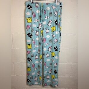 Hello Kitty And Friends Men’s Blue Casual Sleepwear Lightweight Pajama Pants